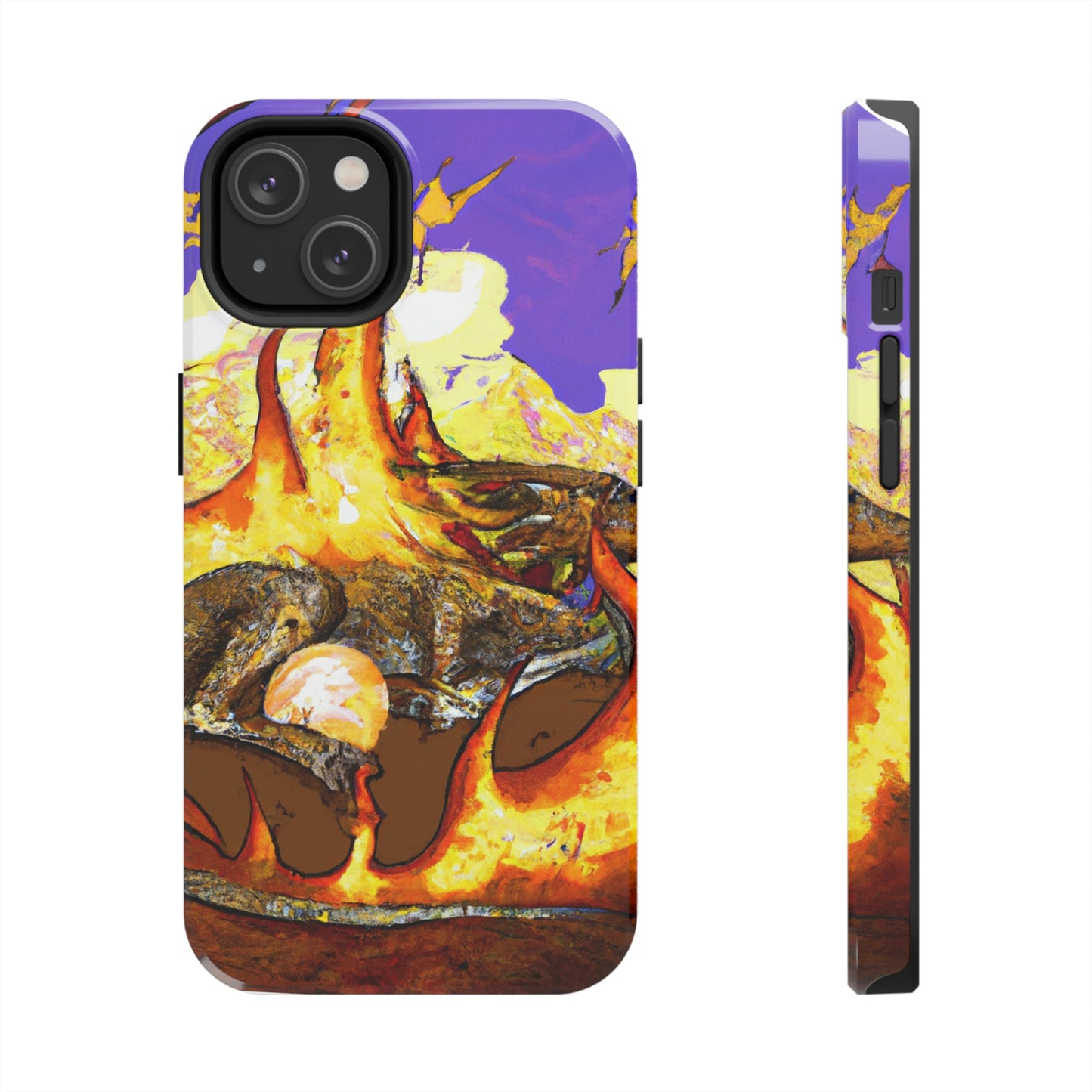 „Ein schlummernder Drache in höllischer Umarmung“ – The Alien Tough Phone Cases