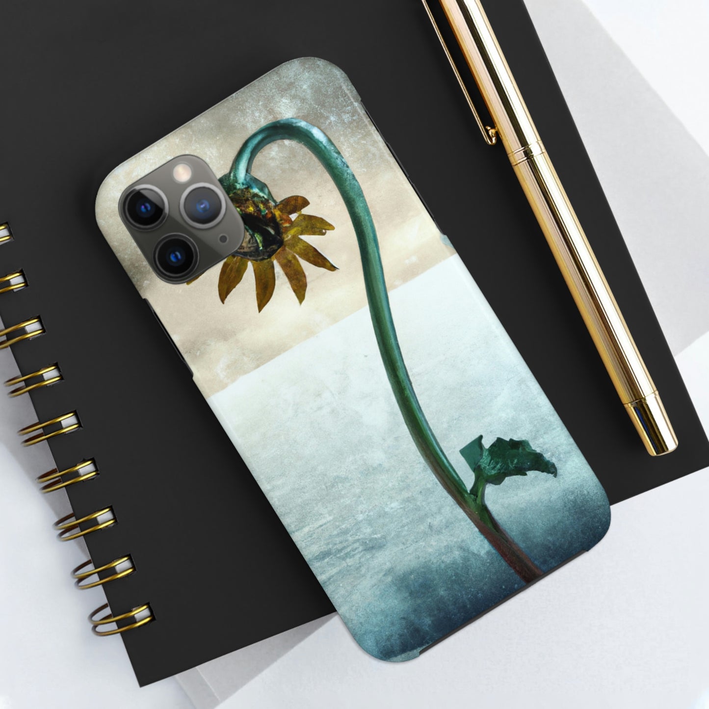 "Fighting the Frost: A Flower's Story" - Die Alien Tough Phone Cases