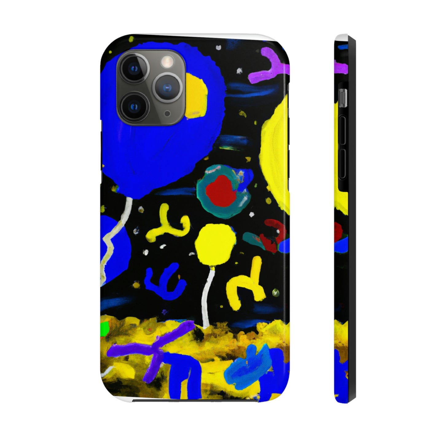 "A Starry Night Rainbow" - Die Alien Tough Phone Cases