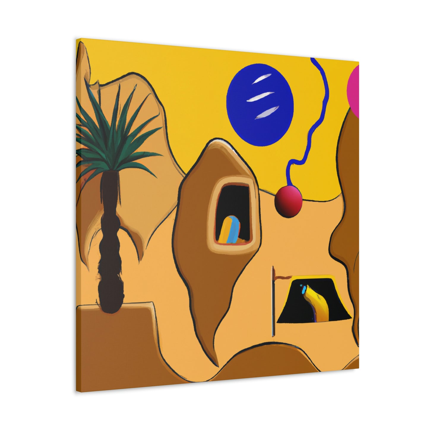 "Desert Mirage: El oasis olvidado" - The Alien Canva