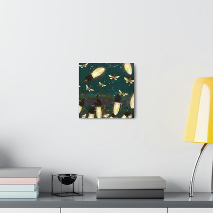 Twinkling Fireflies in the Evening Sky - The Alien Canva