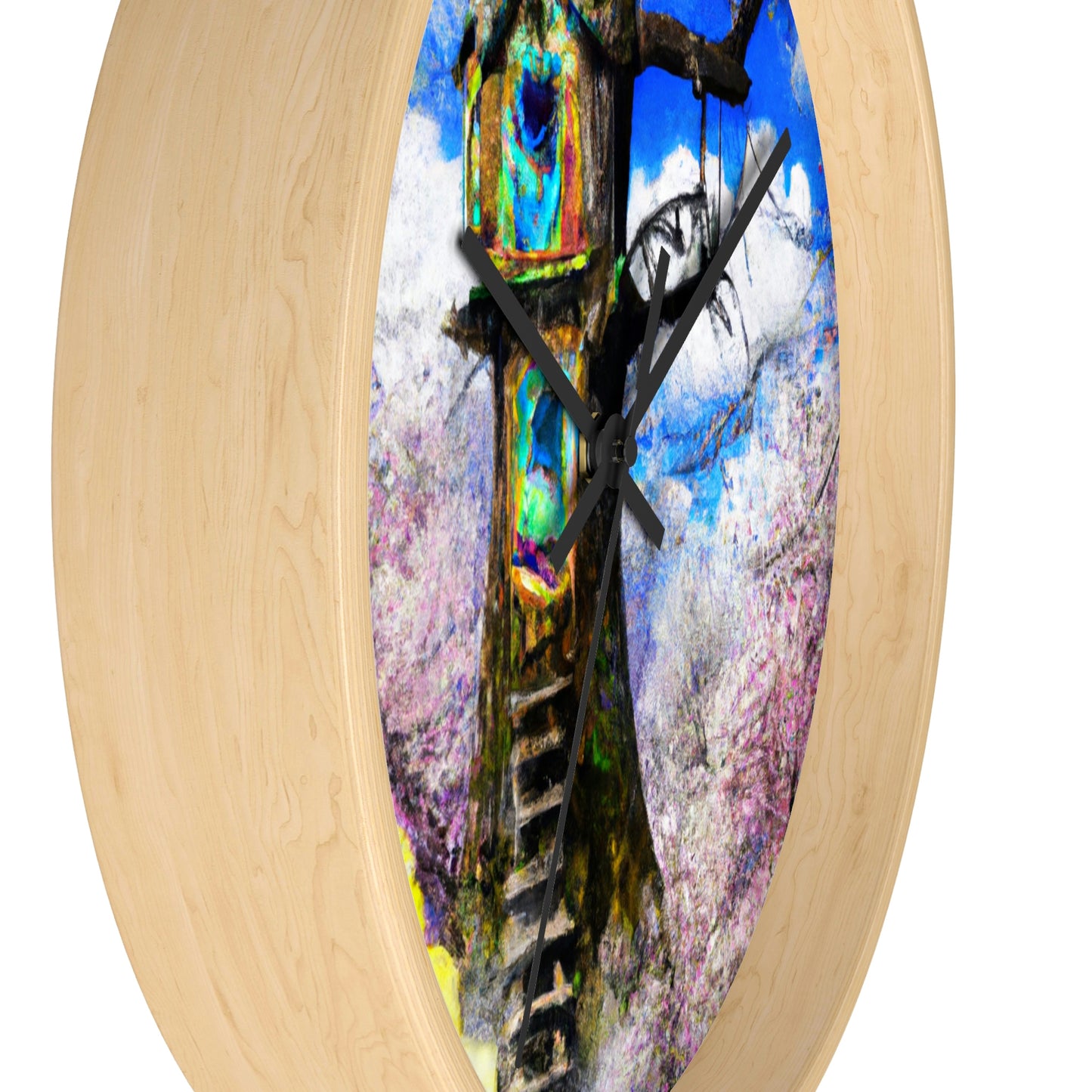 "Forgotten Secrets of the Springtime Forest" - The Alien Wall Clock