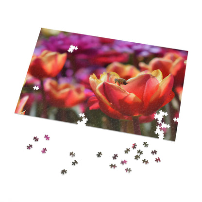 "The Busy Bee's Tulip Trawl" - The Alien Jigsaw Puzzle