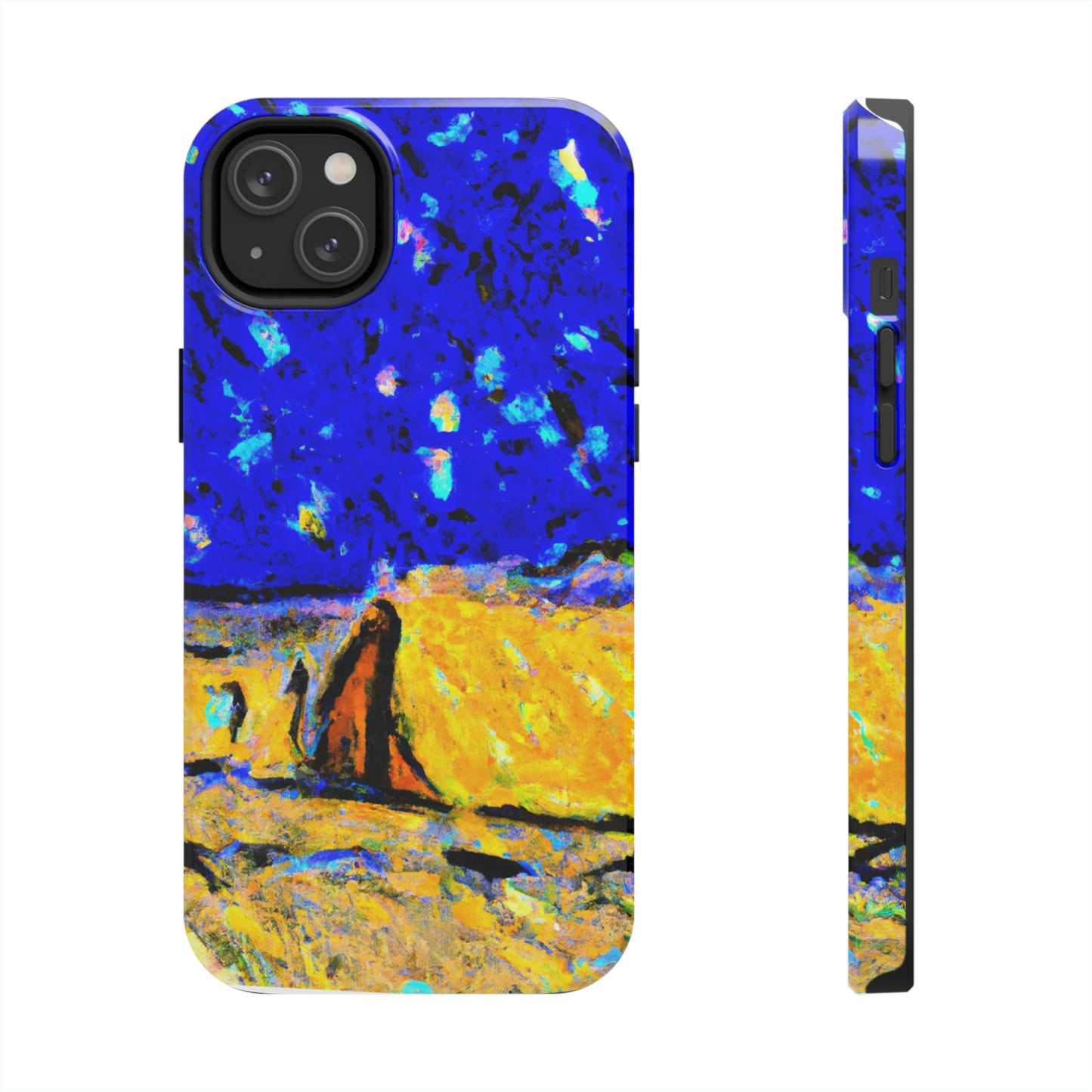 "Enchanted Sands of the Night Sky" - Die Alien Tough Phone Cases