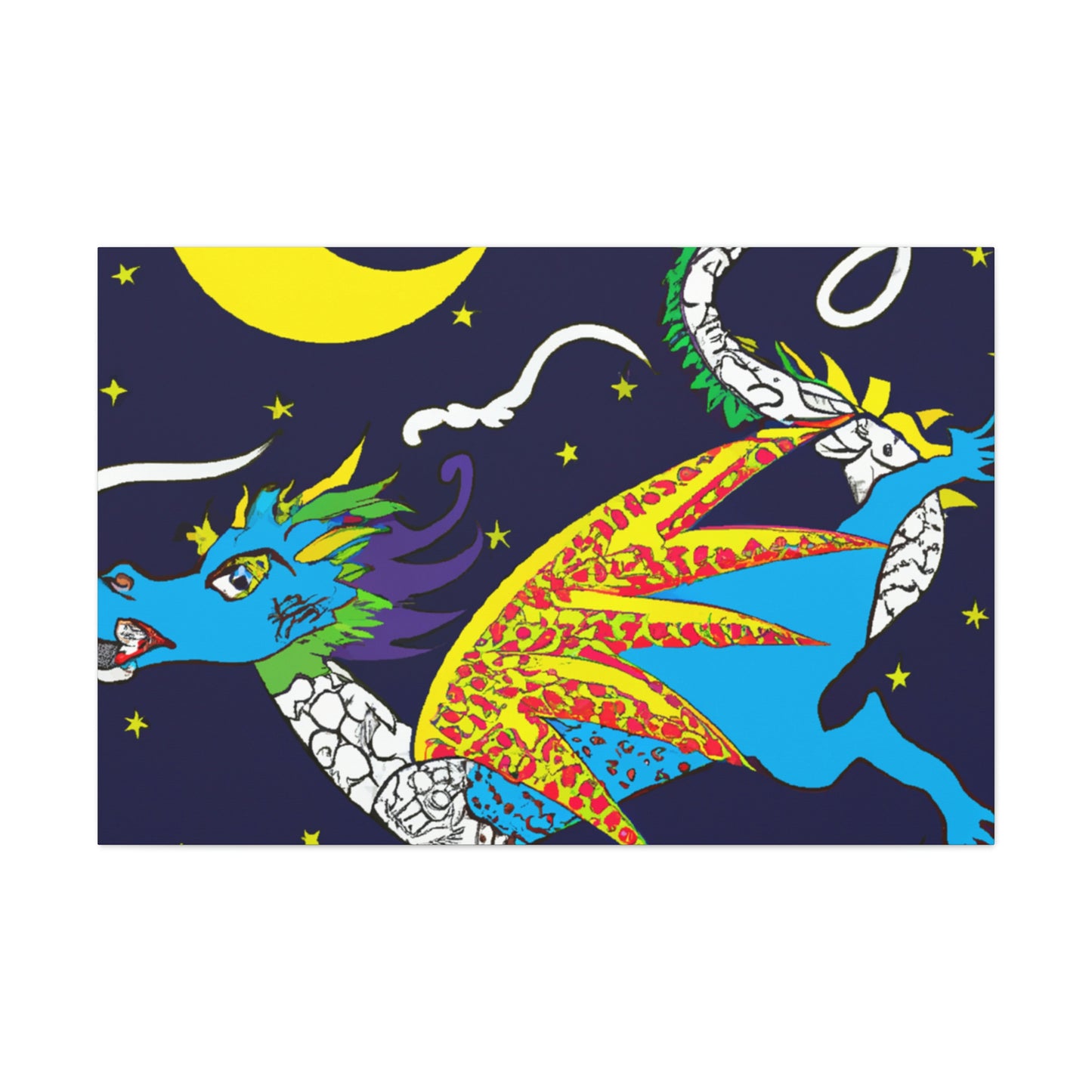 "Midnight Flight of the Dragon" - The Alien Canva