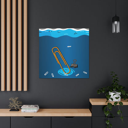 "A Paperclip Against the Tide: Escaping a Sinking Submarine" - The Alien Canva