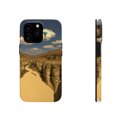 "Feline Flight Over the Grand Gulch" - Die Alien Tough Phone Cases