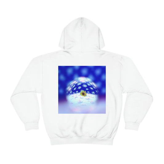 "A Petal in a Winter Wonderland" - The Alien Unisex Hoodie