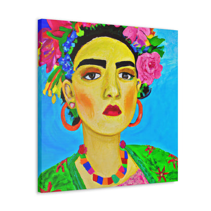 "Feroz y libre: un tributo a las mujeres mexicanas inspirado en Frida Kahlo" - The Alien Canva