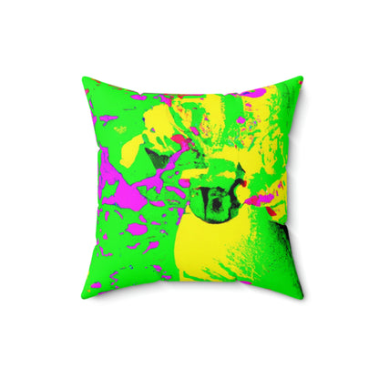 "A Witch's Garden Spellbook" - The Alien Square Pillow