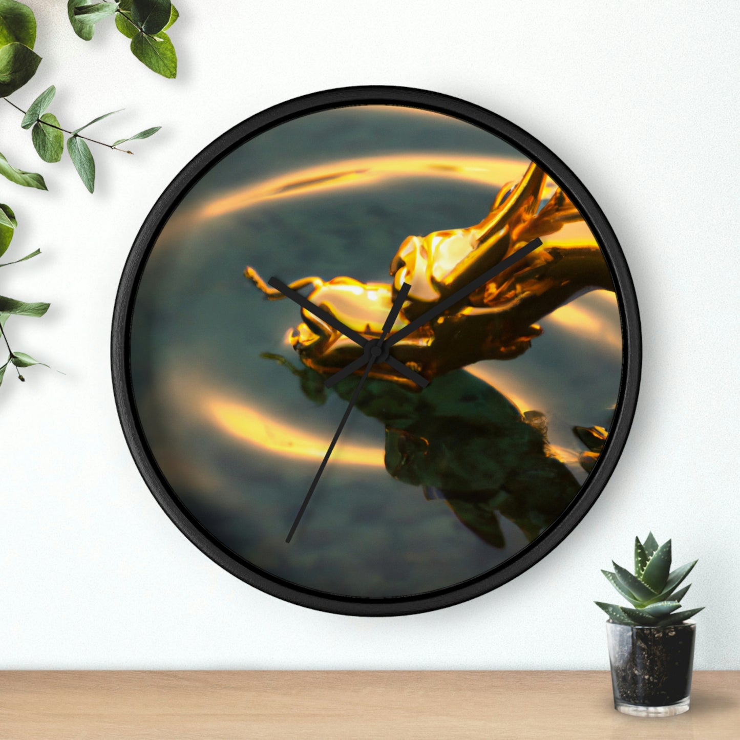 "Dragón descendente" - El reloj de pared alienígena