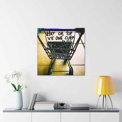 "The Shopping Cart of Hope" - The Alien Canva