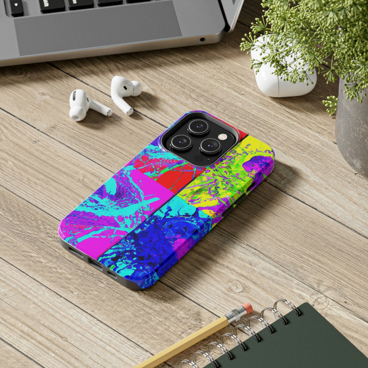 "Ein Regenbogen aus gefiederten Freunden" - Die Alien Tough Phone Cases