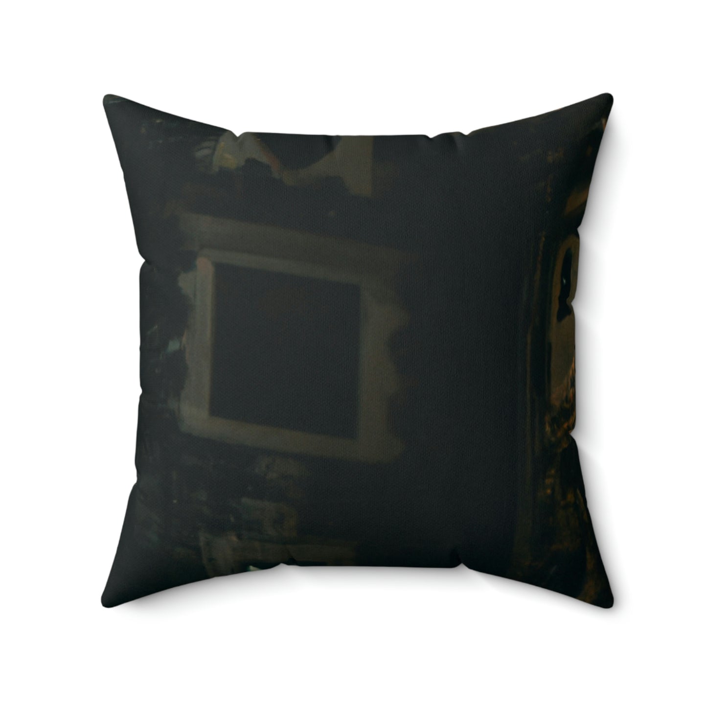 "Haunted Hallows: Untersuchung eines verlassenen Schlosses in der Halloween-Nacht" - Das Alien Square Pillow