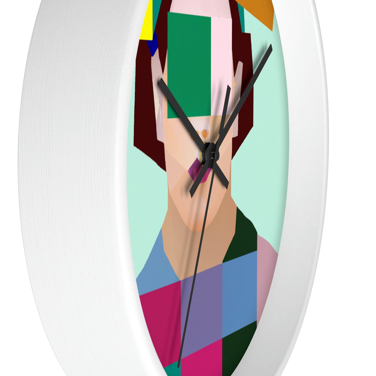 "Geometric Harmony" - The Alien Wall Clock