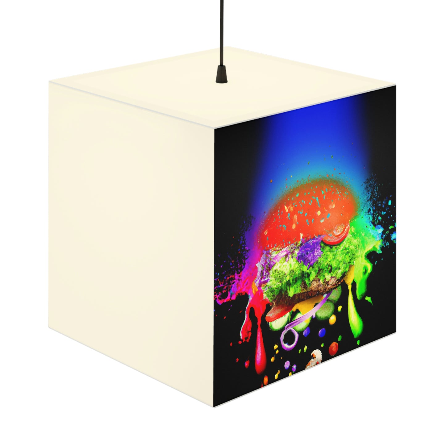 "Burger Rainbow" - The Alien Light Cube Lamp