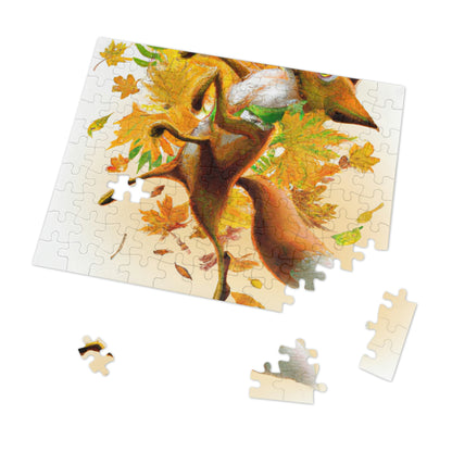 "Autumnal Adventure: A Fox's Mischief" - The Alien Jigsaw Puzzle