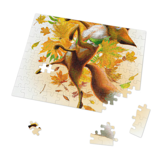 "Autumnal Adventure: A Fox's Mischief" - The Alien Jigsaw Puzzle