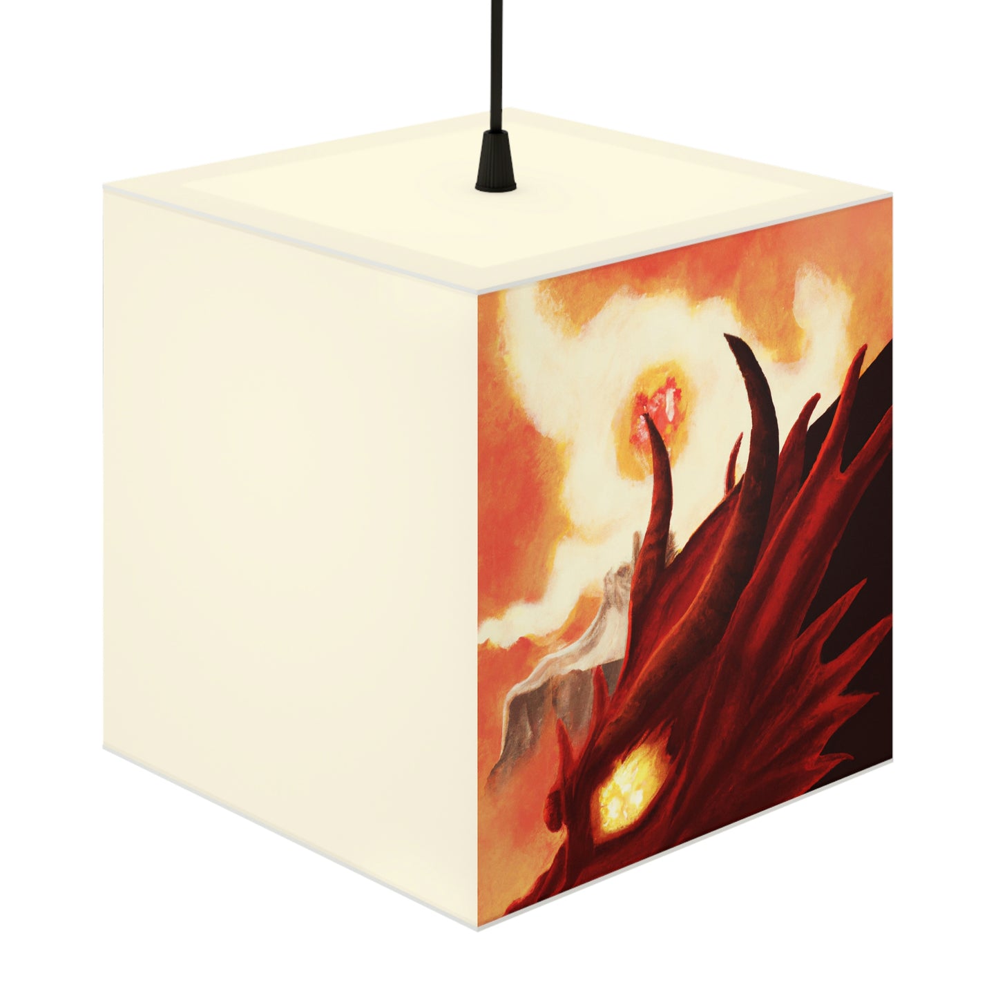 The Crimson Scourge of the Kingdom - The Alien Light Cube Lamp