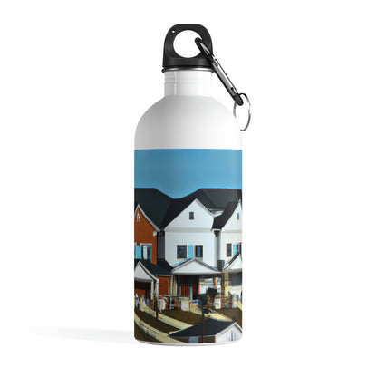 "Suburban Variety: A Palette of Homes" - The Alien Stainless Steel Water Bottle