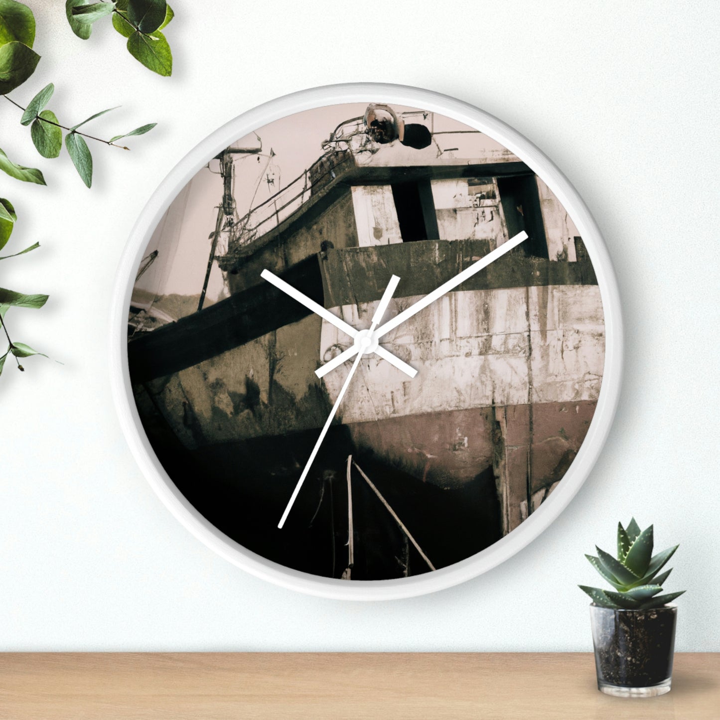 "A Sailor's Last Stop" - The Alien Wall Clock