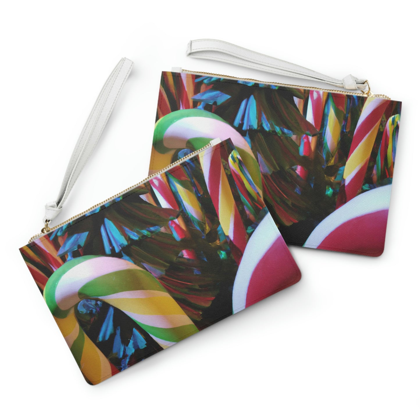 "Candy Cane Wonderland" - The Alien Clutch Bag