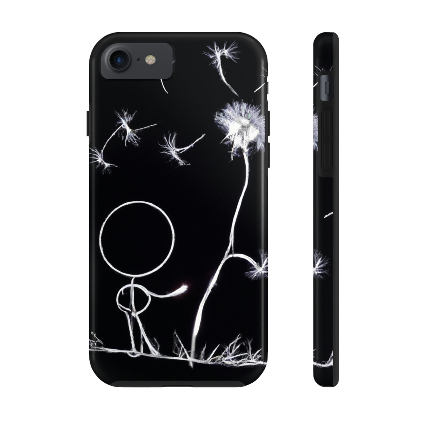 "Un parpadeo de diente de león en la brisa de medianoche" - The Alien Tough Phone Cases