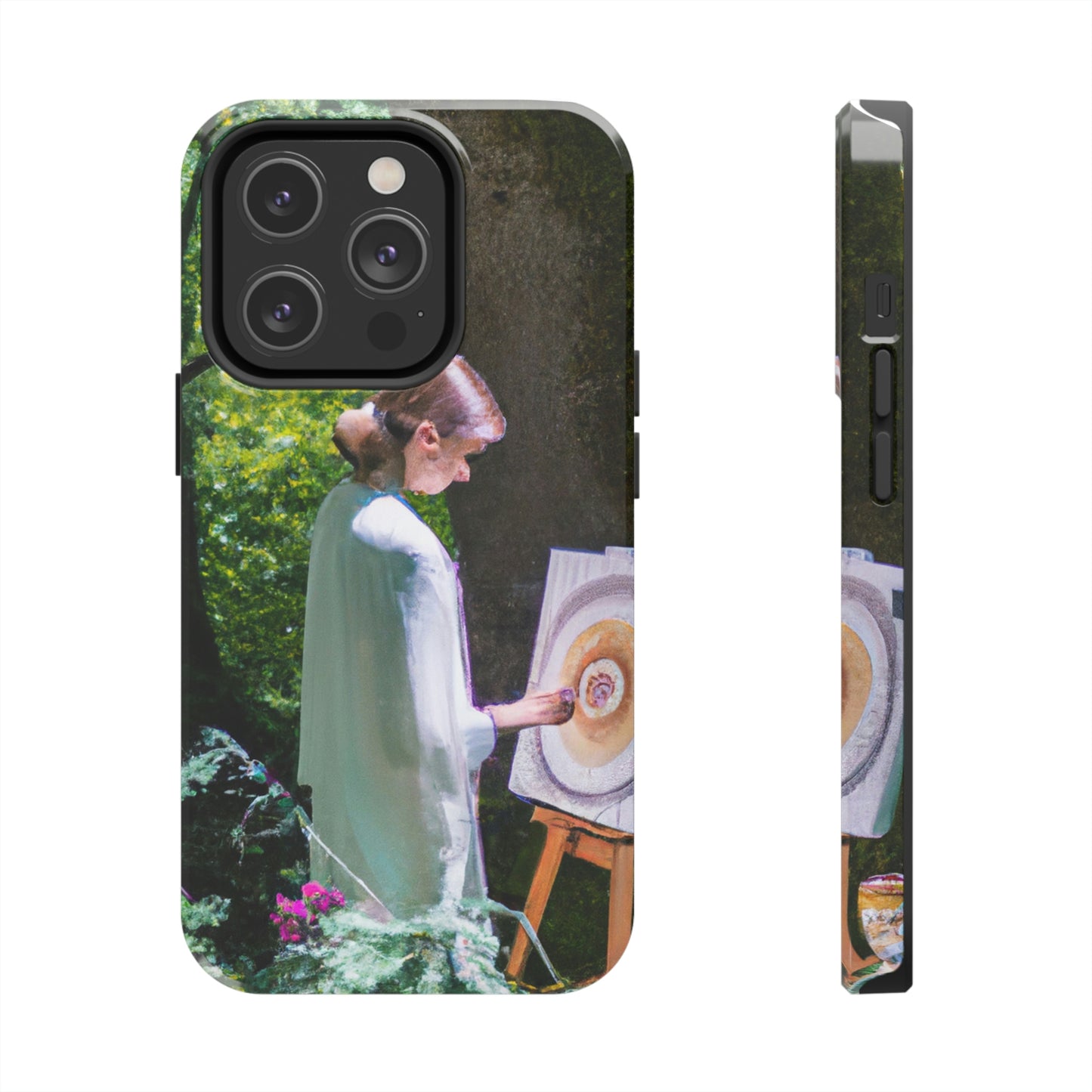 "Encantamiento en aceite: la visión de un bosque mágico de un joven artista" - The Alien Tough Phone Cases