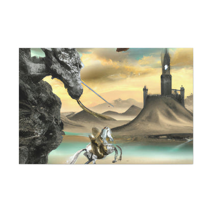 Der Ritter und der Thron des Drachen - The Alien Canva