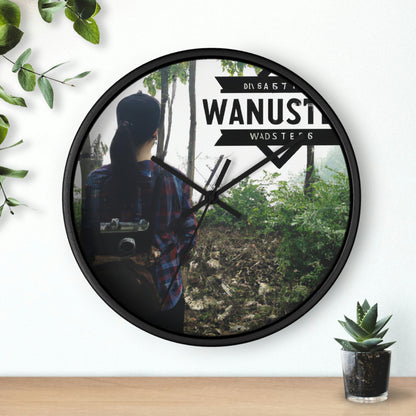 "Lost in Time: Exploring Forgotten Memories Through Wanderlust" - The Alien Wall Clock