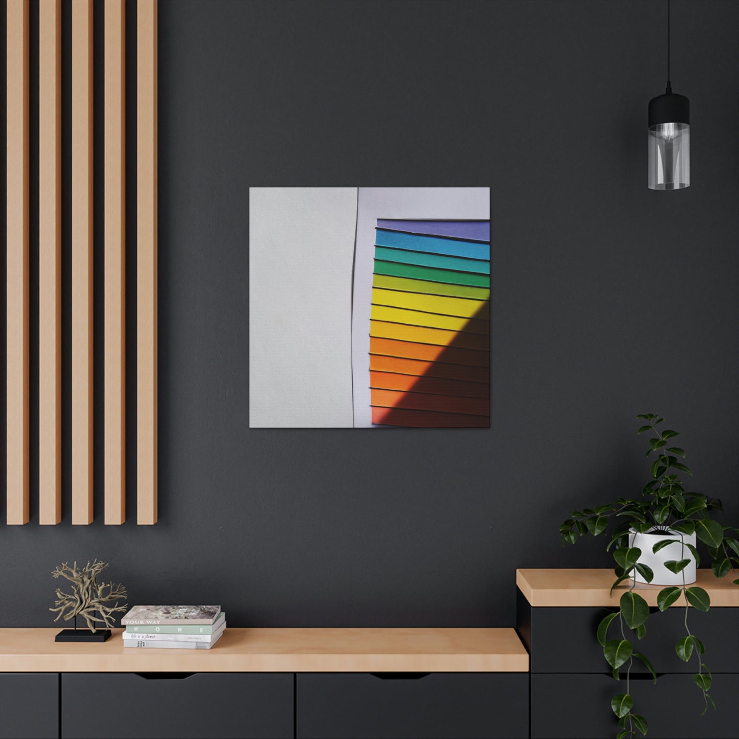 'The Colors of Joy: A Rainbow of Happiness' - Canvas