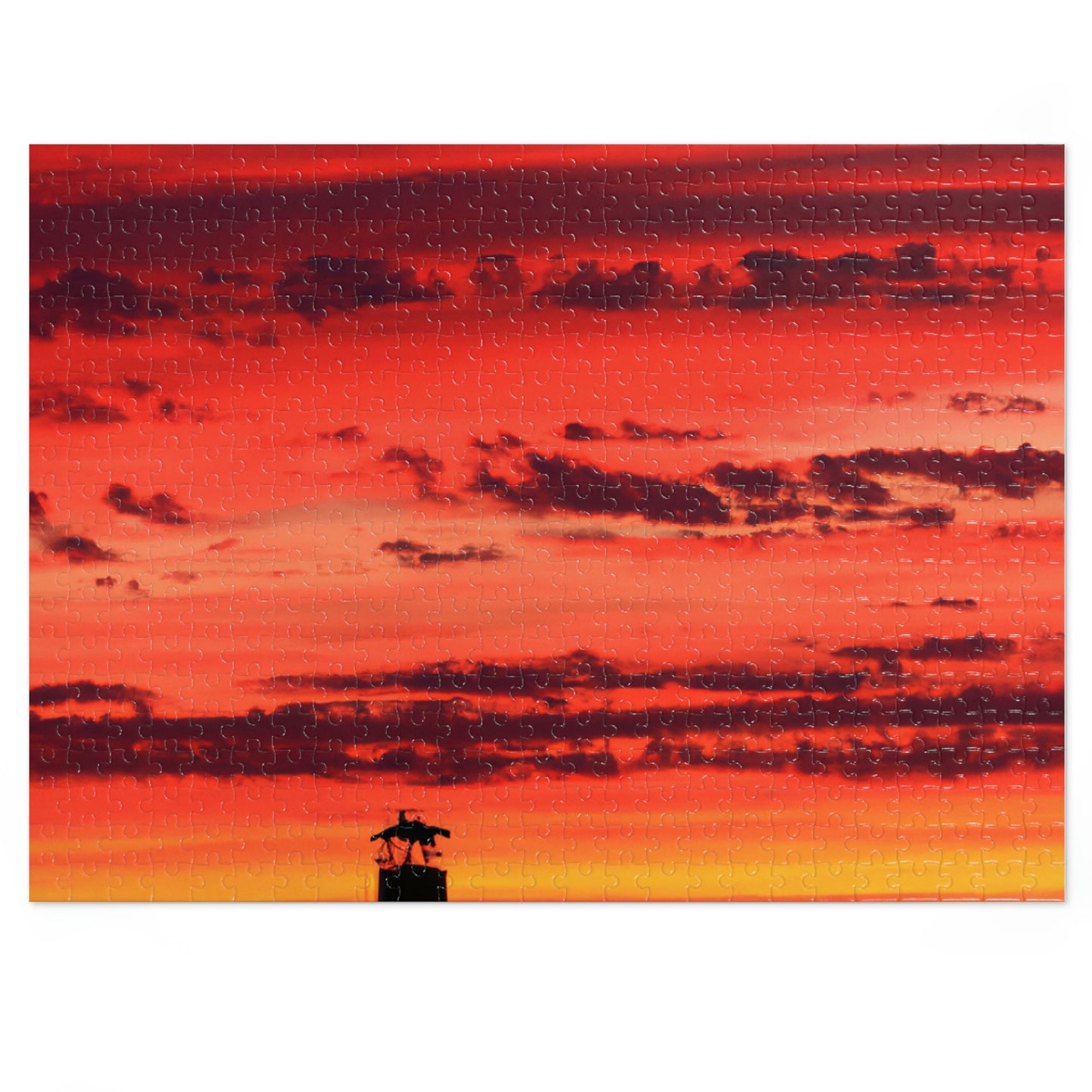 "Lonely Lighthouse on Fire" - The Alien Jigsaw Puzzle