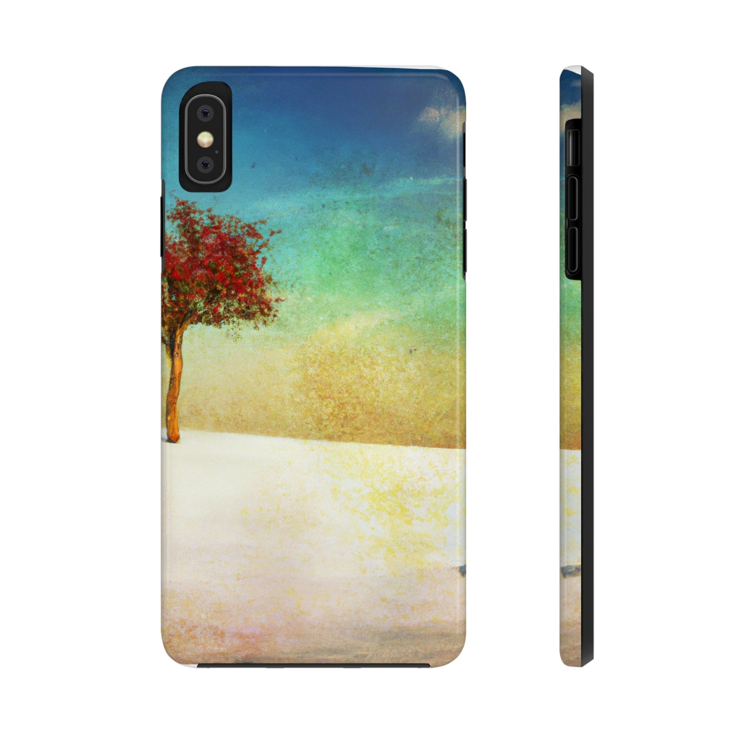 "Alone in the Snowy Meadow" - The Alien Tough Phone Cases