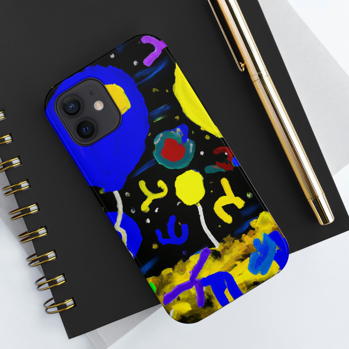 "A Starry Night Rainbow" - Die Alien Tough Phone Cases