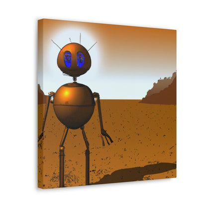 "Robo Earth Exploration: The Adventures Of An Alien Bot!" - The Alien Canva