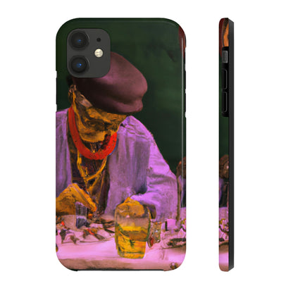 "A Master of Mending: An Elderly Clockmaker Restoring an Antique Timepiece" - The Alien Tough Phone Cases