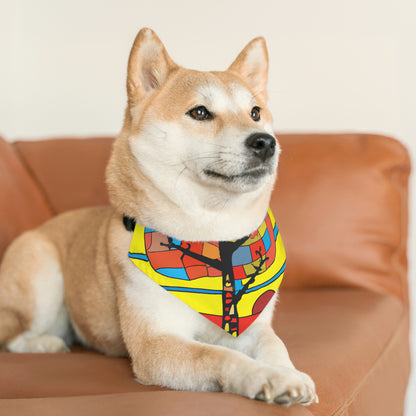 "Lonely Autumn Glow" - El collar de bandana para mascotas alienígenas