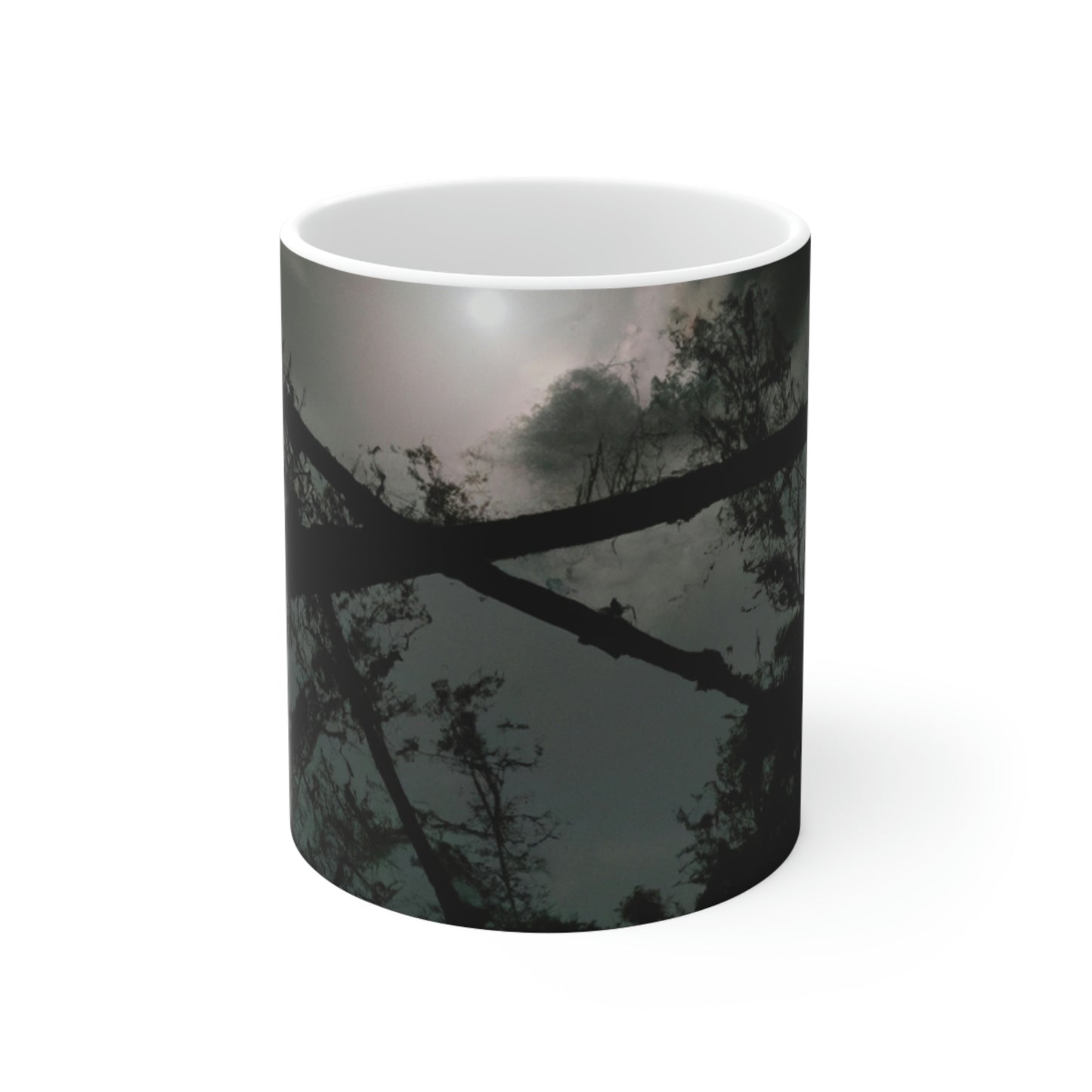 "A Moonlit Mystical World" - The Alien Ceramic Mug 11 oz