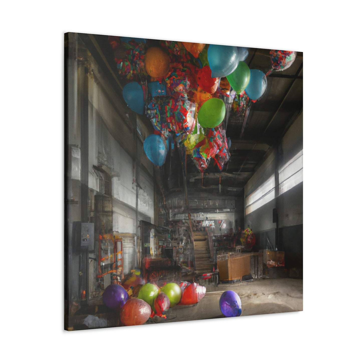 "The Ghostly Gasses of the Balloon Factory" - The Alien Canva