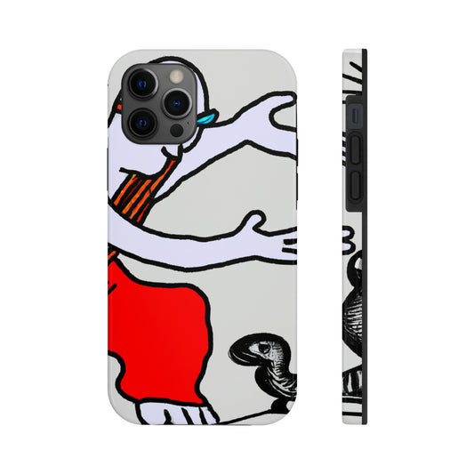 "A Blind Monk's Gentle Embrace of a Lost Dragonling" - The Alien Tough Phone Cases