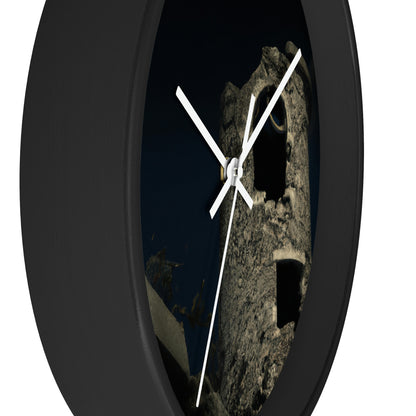 "The Lone Owl's Watchtower" - The Alien Wall Clock