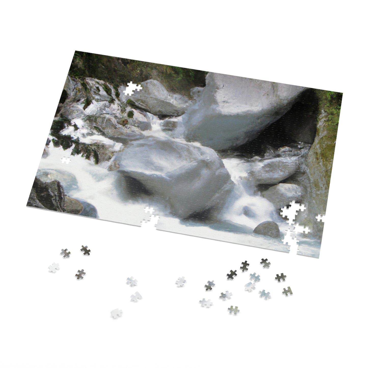 "Canyon Chaos: The Rockslide Race" - The Alien Jigsaw Puzzle