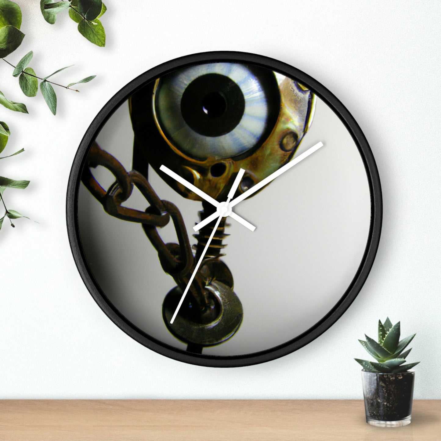 "Eye for an Eye: A Mechanical Vengeance" - The Alien Wall Clock