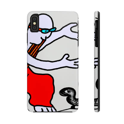 "Die sanfte Umarmung eines verlorenen Drachenlings durch einen blinden Mönch" - Die Alien Tough Phone Cases