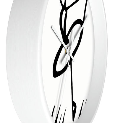 "Ballet on a Blade: A Ballerina's Spin" - El reloj de pared alienígena