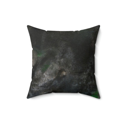 "Ein einsames Flimmern in der Dunkelheit" - Das Alien Square Pillow