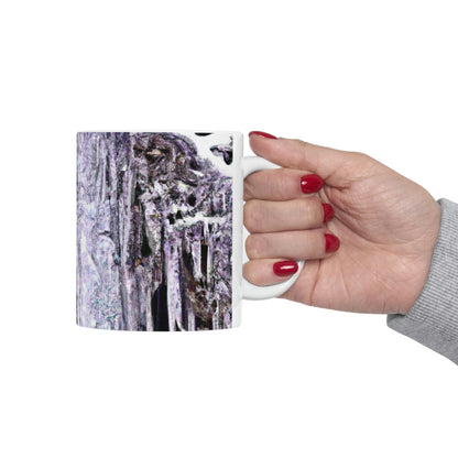 "Frost-Tipped Falls of Glistening Grief" - The Alien Ceramic Mug 11 oz