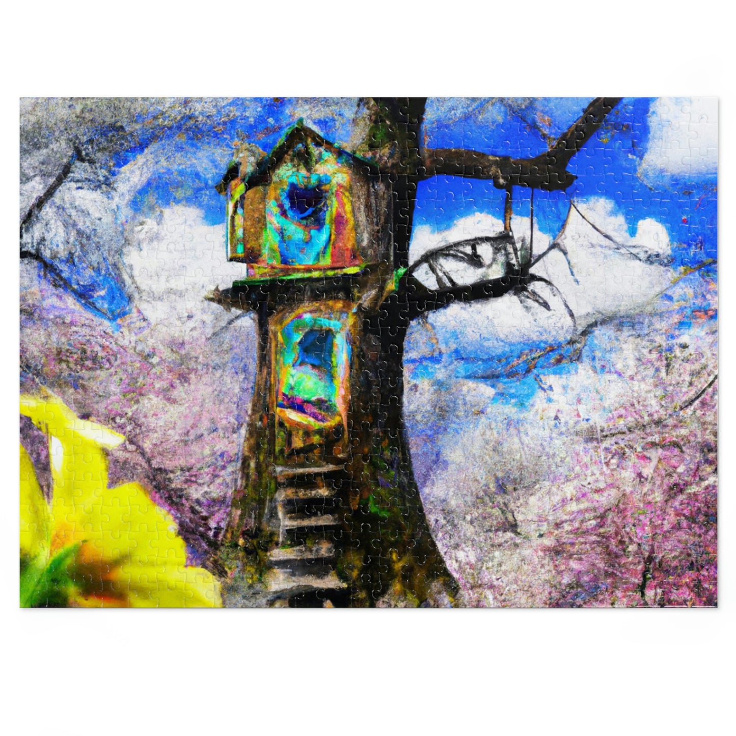 "Forgotten Secrets of the Springtime Forest" - The Alien Jigsaw Puzzle