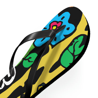 The Enchanted Garden of Wonders - The Alien Flip Flops