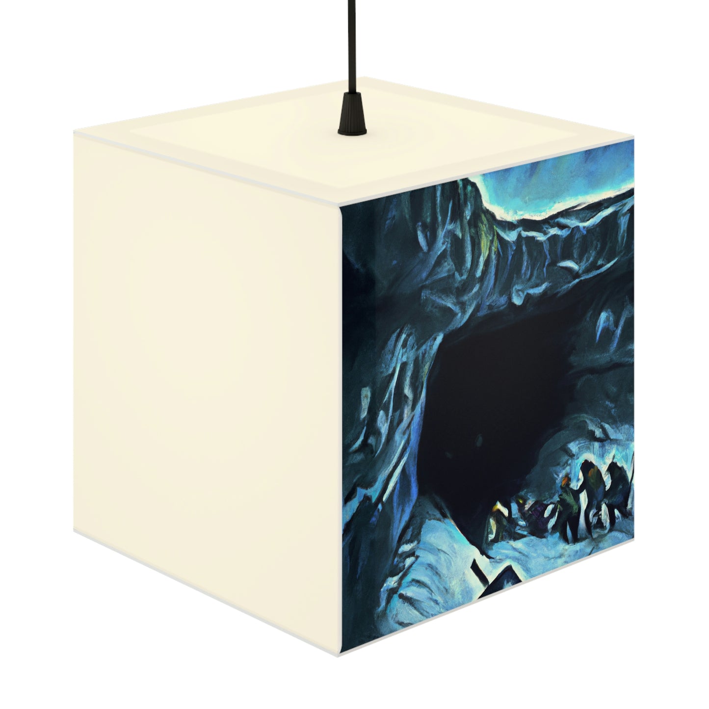 "Escape from the Icy Depths" - Die Alien Light Cube Lampe